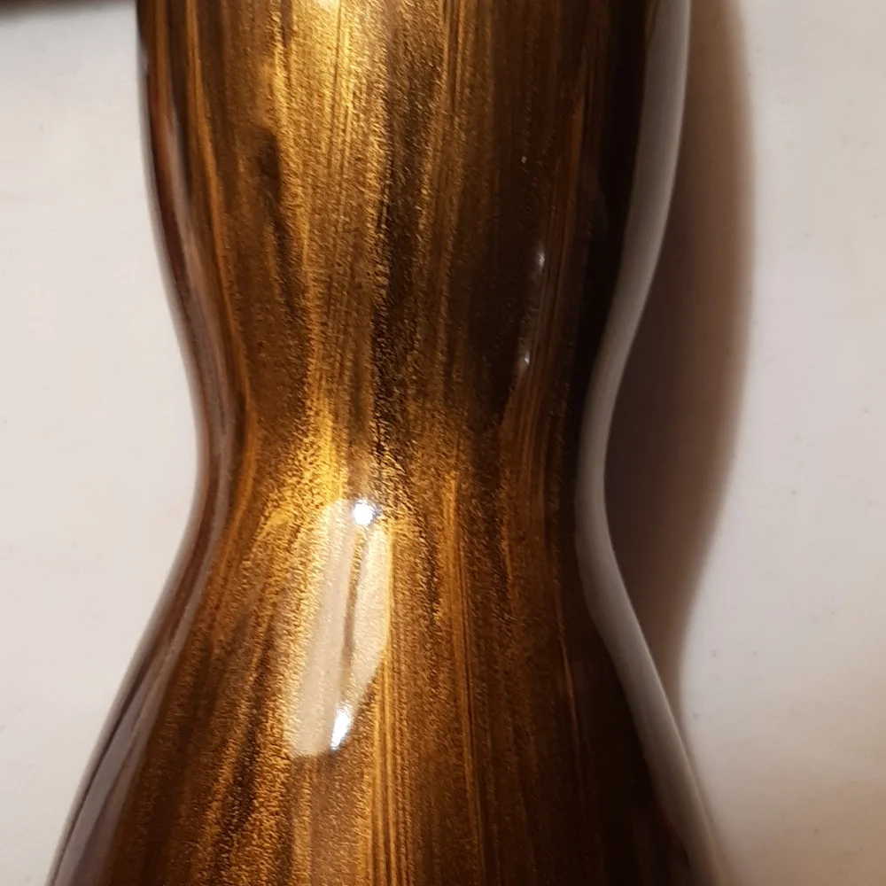 Gold & Black Vase
